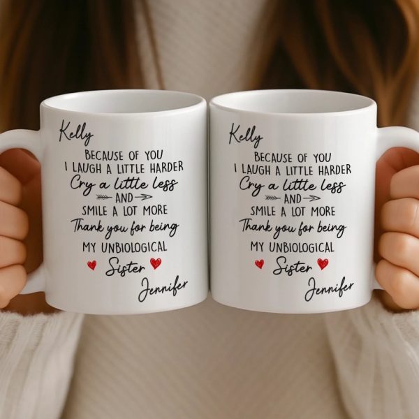 Custom Mug - Personalized Best Friend Birthday Gifts For Women, Besties, Sisters, BFF - You Make Days Brighter Custom Mug - Personalized Best Friend Birthday Gifts For Women, Besties, Sisters, BFF - You Make Days Brighter