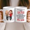 Custom Mug - Personalized Best Friend Birthday Gifts For Women, Besties, Sisters, BFF - You Make My Heart Smile Custom Mug - Personalized Best Friend Birthday Gifts For Women, Besties, Sisters, BFF - You Make My Heart Smile