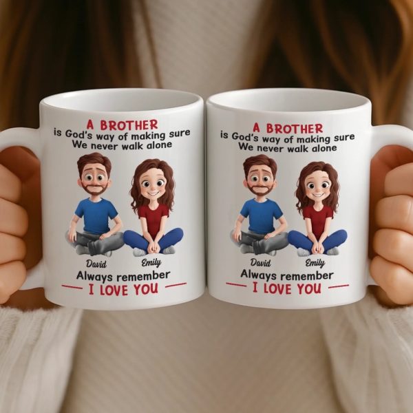 Custom Mug - Personalized Birthday Gifts For Brother, Sister - Our Family Our Joy Custom Mug - Personalized Birthday Gifts For Brother, Sister - Our Family Our Joy