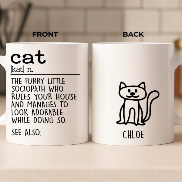 Custom Mug - Personalized Birthday Gifts For Cat Lovers, Cat Mom And Dad - Life Is Softer With Cats Custom Mug - Personalized Birthday Gifts For Cat Lovers, Cat Mom And Dad - Life Is Softer With Cats