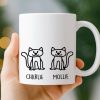 Custom Mug - Personalized Birthday Gifts For Cat Lovers, Cat Mom And Dad - Life Is Softer With Cats Custom Mug - Personalized Birthday Gifts For Cat Lovers, Cat Mom And Dad - Life Is Softer With Cats
