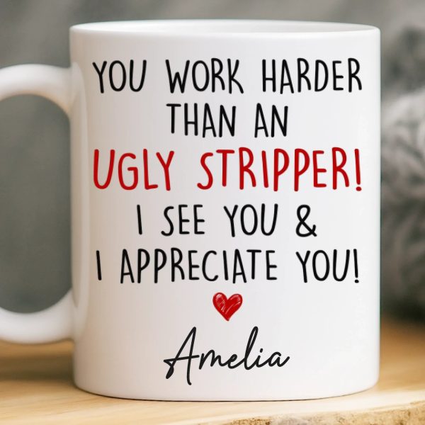 Custom Mug - Personalized Birthday Gifts For Coworker, Work Bestie - Chaotic But Productive Custom Mug - Personalized Birthday Gifts For Coworker, Work Bestie - Chaotic But Productive