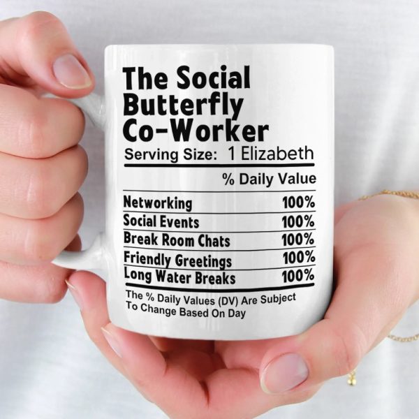 Custom Mug - Personalized Birthday Gifts For Coworker, Work Bestie - Teamwork Fueled By Coffee And Chaos Custom Mug - Personalized Birthday Gifts For Coworker, Work Bestie - Teamwork Fueled By Coffee And Chaos