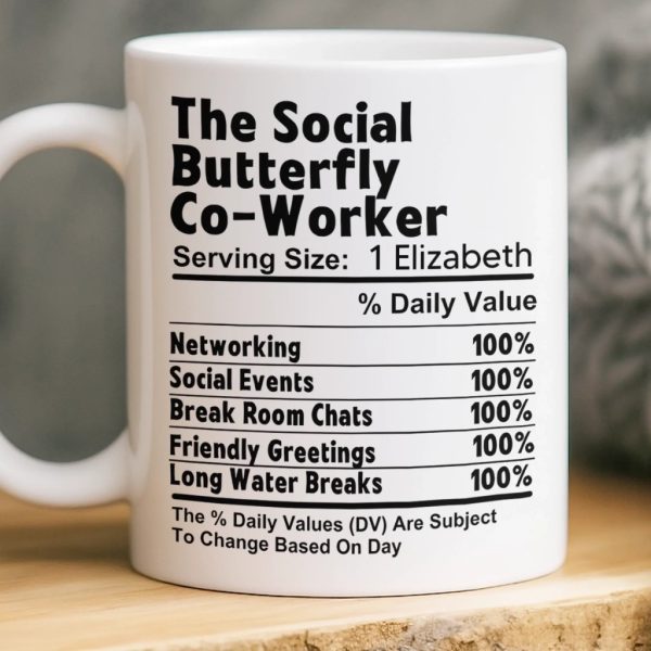 Custom Mug - Personalized Birthday Gifts For Coworker, Work Bestie - Teamwork Fueled By Coffee And Chaos Custom Mug - Personalized Birthday Gifts For Coworker, Work Bestie - Teamwork Fueled By Coffee And Chaos