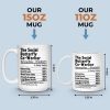 Custom Mug - Personalized Birthday Gifts For Coworker, Work Bestie - Teamwork Fueled By Coffee And Chaos Custom Mug - Personalized Birthday Gifts For Coworker, Work Bestie - Teamwork Fueled By Coffee And Chaos