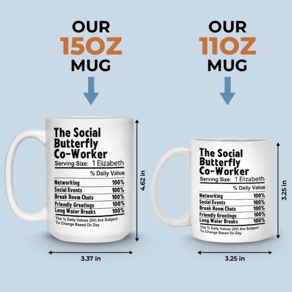 Custom Mug - Personalized Birthday Gifts For Coworker, Work Bestie - Teamwork Fueled By Coffee And Chaos Custom Mug - Personalized Birthday Gifts For Coworker, Work Bestie - Teamwork Fueled By Coffee And Chaos