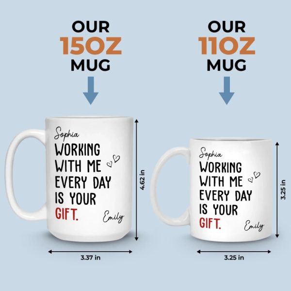 Custom Mug - Personalized Birthday Gifts For Coworker, Work Bestie - Turning Chaos Into Wins Daily Custom Mug - Personalized Birthday Gifts For Coworker, Work Bestie - Turning Chaos Into Wins Daily