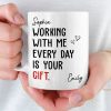Custom Mug - Personalized Birthday Gifts For Coworker, Work Bestie - Turning Chaos Into Wins Daily Custom Mug - Personalized Birthday Gifts For Coworker, Work Bestie - Turning Chaos Into Wins Daily