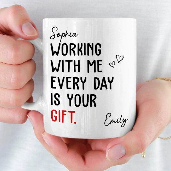 Custom Mug - Personalized Birthday Gifts For Coworker, Work Bestie - Turning Chaos Into Wins Daily Custom Mug - Personalized Birthday Gifts For Coworker, Work Bestie - Turning Chaos Into Wins Daily