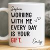 Custom Mug - Personalized Birthday Gifts For Coworker, Work Bestie - Turning Chaos Into Wins Daily Custom Mug - Personalized Birthday Gifts For Coworker, Work Bestie - Turning Chaos Into Wins Daily