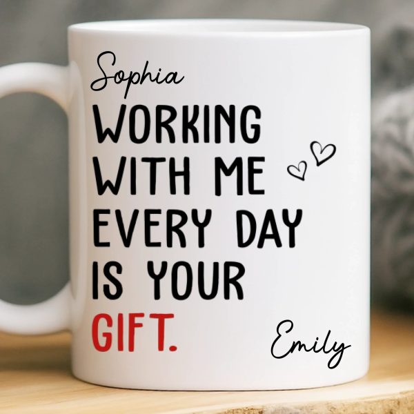 Custom Mug - Personalized Birthday Gifts For Coworker, Work Bestie - Turning Chaos Into Wins Daily Custom Mug - Personalized Birthday Gifts For Coworker, Work Bestie - Turning Chaos Into Wins Daily