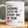 Custom Mug - Personalized Birthday Gifts For Coworker, Work Bestie - Turning Chaos Into Wins Daily Custom Mug - Personalized Birthday Gifts For Coworker, Work Bestie - Turning Chaos Into Wins Daily