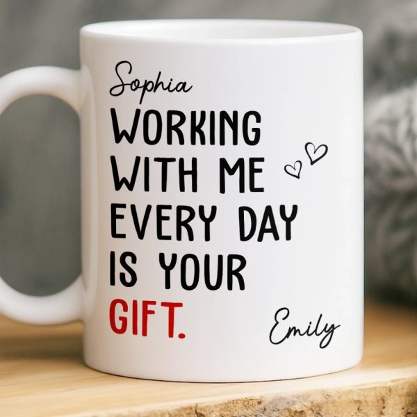 Custom Mug - Personalized Birthday Gifts For Coworker, Work Bestie - Turning Chaos Into Wins Daily Custom Mug - Personalized Birthday Gifts For Coworker, Work Bestie - Turning Chaos Into Wins Daily