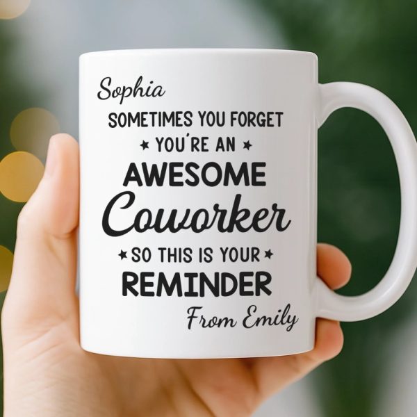 Custom Mug - Personalized Birthday Gifts For Coworker, Work Bestie - Work Besties Make Mondays Bearable Custom Mug - Personalized Birthday Gifts For Coworker, Work Bestie - Work Besties Make Mondays Bearable