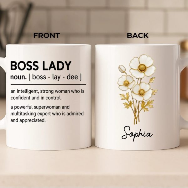 Custom Mug - Personalized Birthday Gifts For Coworker, Work Bestie, Boss - Leading Life Like A Boss Lady Custom Mug - Personalized Birthday Gifts For Coworker, Work Bestie, Boss - Leading Life Like A Boss Lady