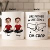 Custom Mug - Personalized Birthday Gifts For Dad, Daughter, Son - A Father Love Guides The Way Custom Mug - Personalized Birthday Gifts For Dad, Daughter, Son - A Father Love Guides The Way
