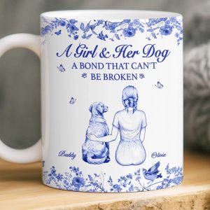 Custom Mug - Personalized Birthday Gifts For Dog Lovers, Dog Dad And Mom - Living The Pup Life