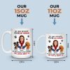 Custom Mug - Personalized Birthday Gifts For Dog Lovers, Dog Dad And Mom - Powered By Paws And Love Custom Mug - Personalized Birthday Gifts For Dog Lovers, Dog Dad And Mom - Powered By Paws And Love