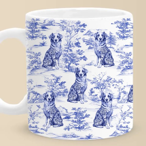 Custom Mug - Personalized Birthday Gifts For Dog Lovers, Dog Dad And Mom - Sip In Style, Bark In Blue Custom Mug - Personalized Birthday Gifts For Dog Lovers, Dog Dad And Mom - Sip In Style, Bark In Blue