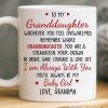 Custom Mug - Personalized Birthday Gifts For Grandma, Granddaughter - Your Strength Lights My Way Custom Mug - Personalized Birthday Gifts For Grandma, Granddaughter - Your Strength Lights My Way
