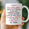 Custom Mug - Personalized Birthday Gifts For Grandma, Granddaughter - Your Strength Lights My Way Custom Mug - Personalized Birthday Gifts For Grandma, Granddaughter - Your Strength Lights My Way
