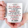 Custom Mug - Personalized Birthday Gifts For Grandma, Granddaughter - Your Strength Lights My Way Custom Mug - Personalized Birthday Gifts For Grandma, Granddaughter - Your Strength Lights My Way