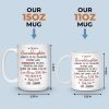 Custom Mug - Personalized Birthday Gifts For Grandma, Granddaughter - Your Strength Lights My Way Custom Mug - Personalized Birthday Gifts For Grandma, Granddaughter - Your Strength Lights My Way
