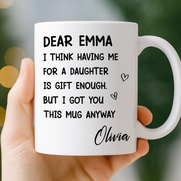 Custom Mug - Personalized Birthday Gifts For Mom, Dad - You Make My World Better Custom Mug - Personalized Birthday Gifts For Mom, Dad - You Make My World Better
