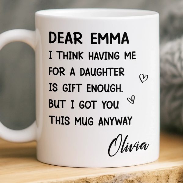 Custom Mug - Personalized Birthday Gifts For Mom, Dad - You Make My World Better Custom Mug - Personalized Birthday Gifts For Mom, Dad - You Make My World Better