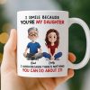 Custom Mug - Personalized Birthday Gifts For Mom, Dad, Daughter - Love Served Daily Custom Mug - Personalized Birthday Gifts For Mom, Dad, Daughter - Love Served Daily