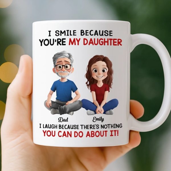 Custom Mug - Personalized Birthday Gifts For Mom, Dad, Daughter - Love Served Daily Custom Mug - Personalized Birthday Gifts For Mom, Dad, Daughter - Love Served Daily