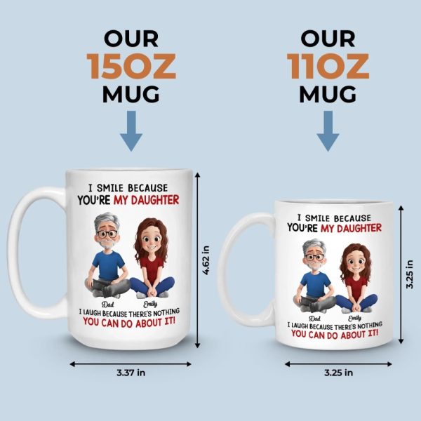 Custom Mug - Personalized Birthday Gifts For Mom, Dad, Daughter - Love Served Daily Custom Mug - Personalized Birthday Gifts For Mom, Dad, Daughter - Love Served Daily
