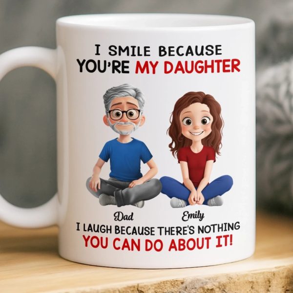 Custom Mug - Personalized Birthday Gifts For Mom, Dad, Daughter - Love Served Daily Custom Mug - Personalized Birthday Gifts For Mom, Dad, Daughter - Love Served Daily