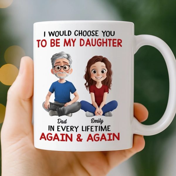 Custom Mug - Personalized Birthday Gifts For Mom, Dad, Daughter - My First Hero, My Forever Friend Custom Mug - Personalized Birthday Gifts For Mom, Dad, Daughter - My First Hero, My Forever Friend
