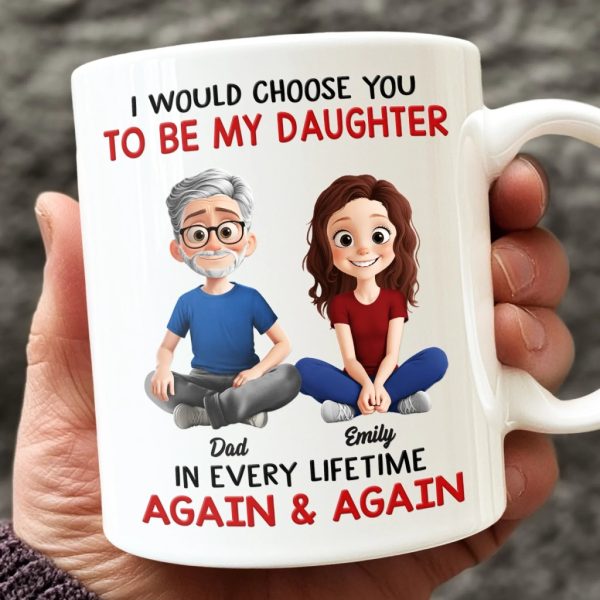 Custom Mug - Personalized Birthday Gifts For Mom, Dad, Daughter - My First Hero, My Forever Friend Custom Mug - Personalized Birthday Gifts For Mom, Dad, Daughter - My First Hero, My Forever Friend