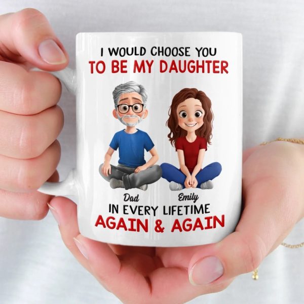 Custom Mug - Personalized Birthday Gifts For Mom, Dad, Daughter - My First Hero, My Forever Friend Custom Mug - Personalized Birthday Gifts For Mom, Dad, Daughter - My First Hero, My Forever Friend