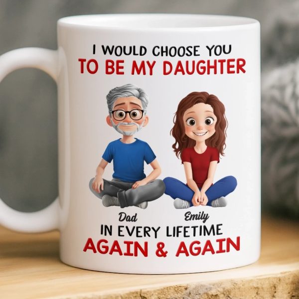 Custom Mug - Personalized Birthday Gifts For Mom, Dad, Daughter - My First Hero, My Forever Friend Custom Mug - Personalized Birthday Gifts For Mom, Dad, Daughter - My First Hero, My Forever Friend