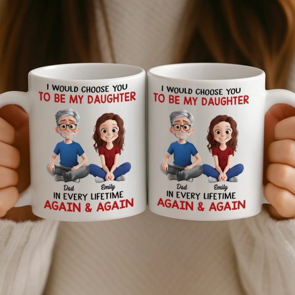 Custom Mug - Personalized Birthday Gifts For Mom, Dad, Daughter - My First Hero, My Forever Friend Custom Mug - Personalized Birthday Gifts For Mom, Dad, Daughter - My First Hero, My Forever Friend