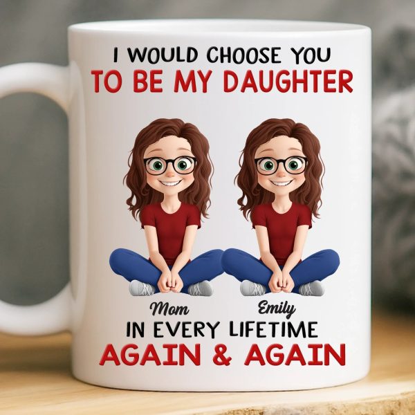 Custom Mug - Personalized Birthday Gifts For Mom, Dad, Daughter - My First Hero, My Forever Friend Custom Mug - Personalized Birthday Gifts For Mom, Dad, Daughter - My First Hero, My Forever Friend