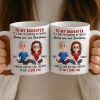 Custom Mug - Personalized Birthday Gifts For Mom, Dad, Daughter, Son - Born To Be Loved Custom Mug - Personalized Birthday Gifts For Mom, Dad, Daughter, Son - Born To Be Loved