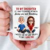 Custom Mug - Personalized Birthday Gifts For Mom, Dad, Daughter, Son - Born To Be Loved Custom Mug - Personalized Birthday Gifts For Mom, Dad, Daughter, Son - Born To Be Loved