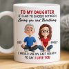 Custom Mug - Personalized Birthday Gifts For Mom, Dad, Daughter, Son - Born To Be Loved Custom Mug - Personalized Birthday Gifts For Mom, Dad, Daughter, Son - Born To Be Loved