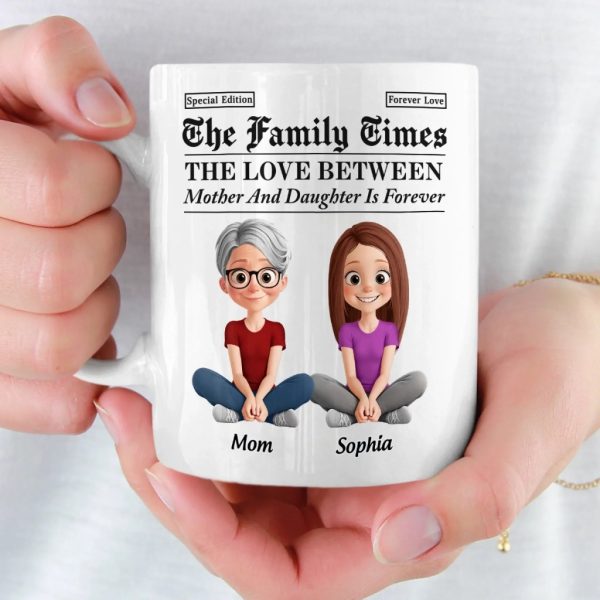 Custom Mug - Personalized Birthday Gifts For Mom, Dad, Daughter, Son - Growing Up Together With Love Custom Mug - Personalized Birthday Gifts For Mom, Dad, Daughter, Son - Growing Up Together With Love