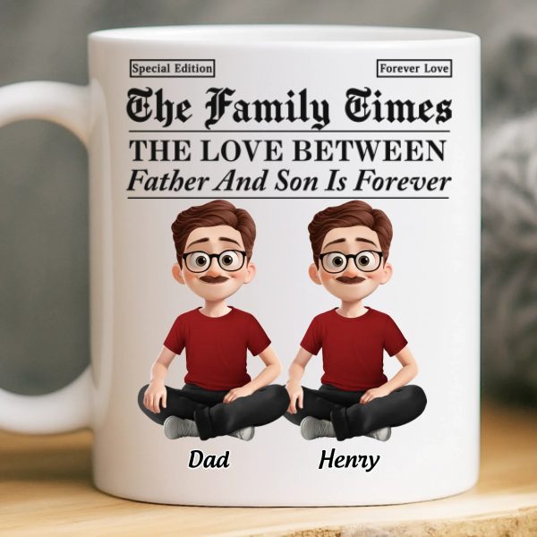 Custom Mug - Personalized Birthday Gifts For Mom, Dad, Daughter, Son - Growing Up Together With Love Custom Mug - Personalized Birthday Gifts For Mom, Dad, Daughter, Son - Growing Up Together With Love