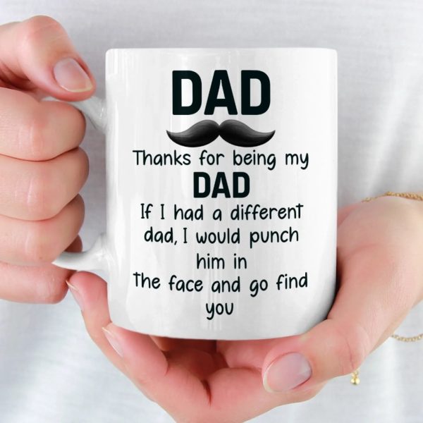 Custom Mug - Personalized Birthday Gifts For Mom, Dad, Daughter, Son - Handle With Love Custom Mug - Personalized Birthday Gifts For Mom, Dad, Daughter, Son - Handle With Love