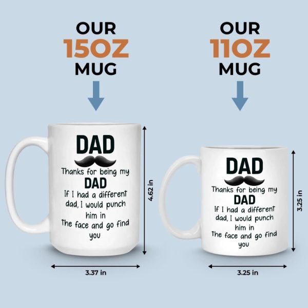 Custom Mug - Personalized Birthday Gifts For Mom, Dad, Daughter, Son - Handle With Love Custom Mug - Personalized Birthday Gifts For Mom, Dad, Daughter, Son - Handle With Love