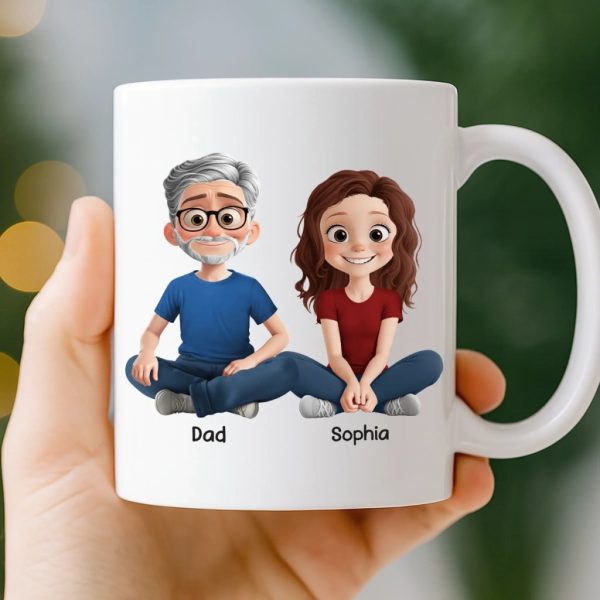Custom Mug - Personalized Birthday Gifts For Mom, Dad, Daughter, Son - Handle With Love Custom Mug - Personalized Birthday Gifts For Mom, Dad, Daughter, Son - Handle With Love