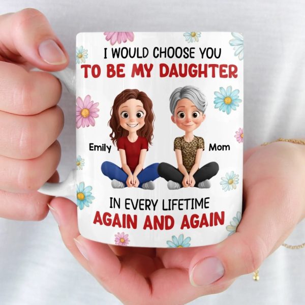 Custom Mug - Personalized Birthday Gifts For Mom, Daughter - A Circle Of Endless Love Custom Mug - Personalized Birthday Gifts For Mom, Daughter - A Circle Of Endless Love
