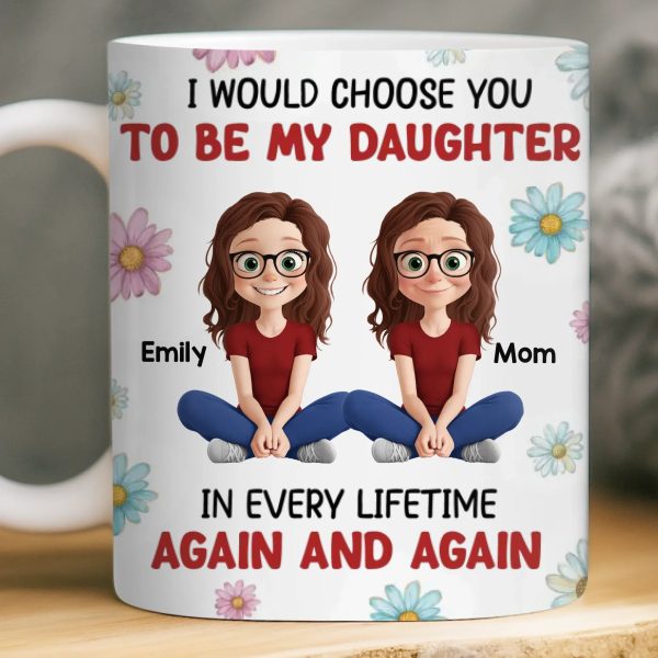 Custom Mug - Personalized Birthday Gifts For Mom, Daughter - A Circle Of Endless Love Custom Mug - Personalized Birthday Gifts For Mom, Daughter - A Circle Of Endless Love