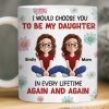 Custom Mug - Personalized Birthday Gifts For Mom, Daughter - A Circle Of Endless Love Custom Mug - Personalized Birthday Gifts For Mom, Daughter - A Circle Of Endless Love